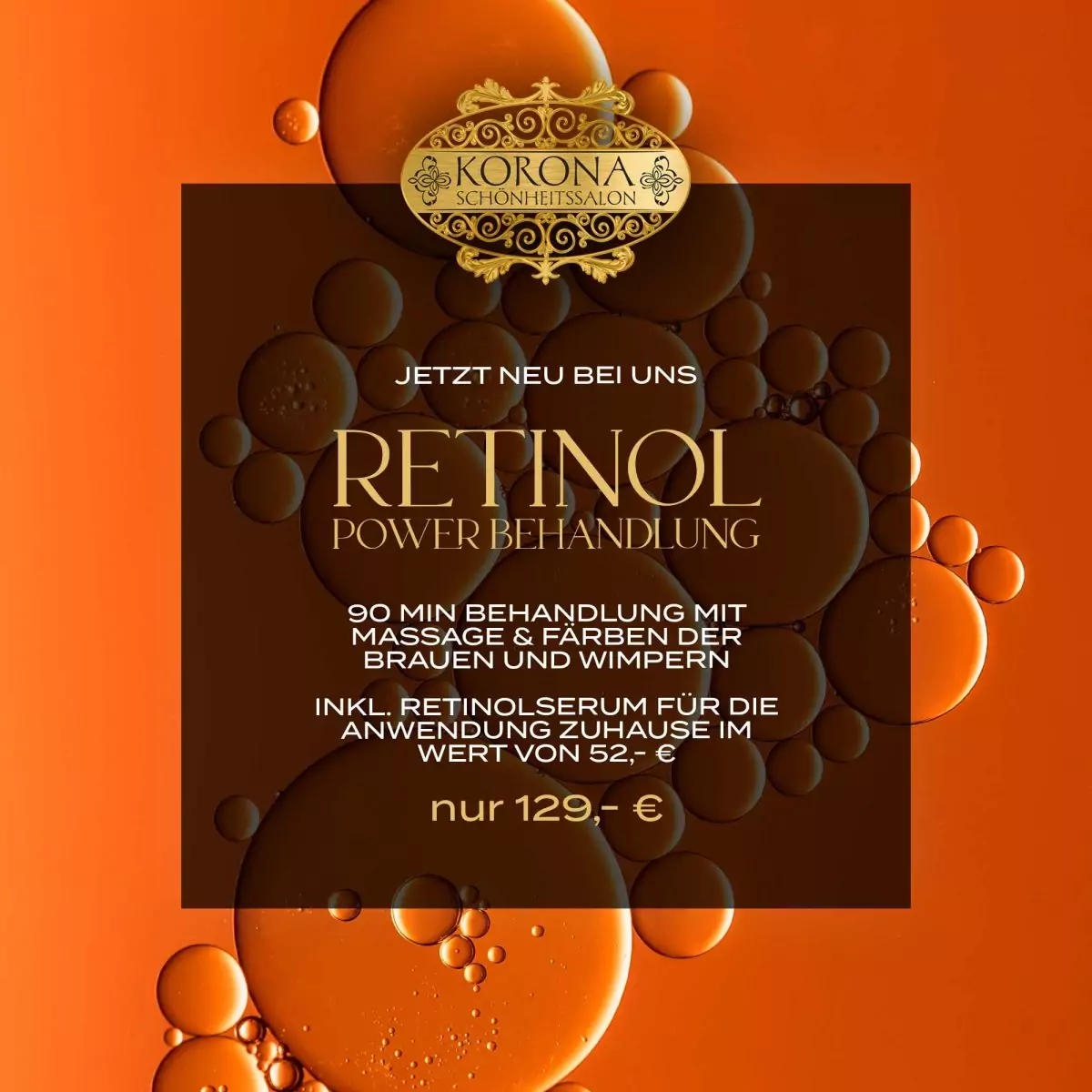 Retinol Behandlung