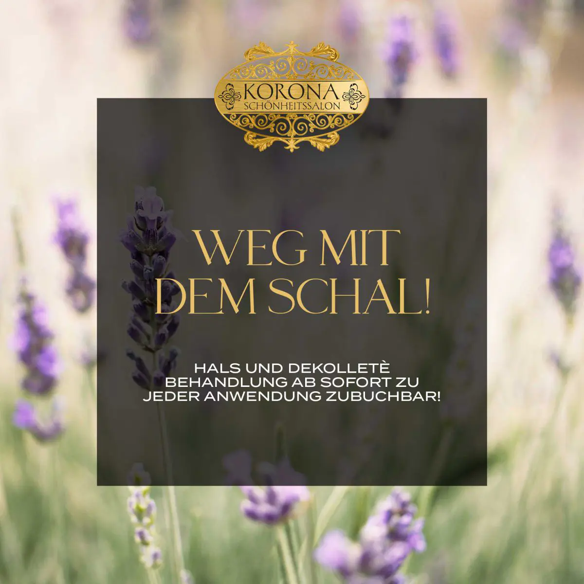 Dekolleté Behandlung