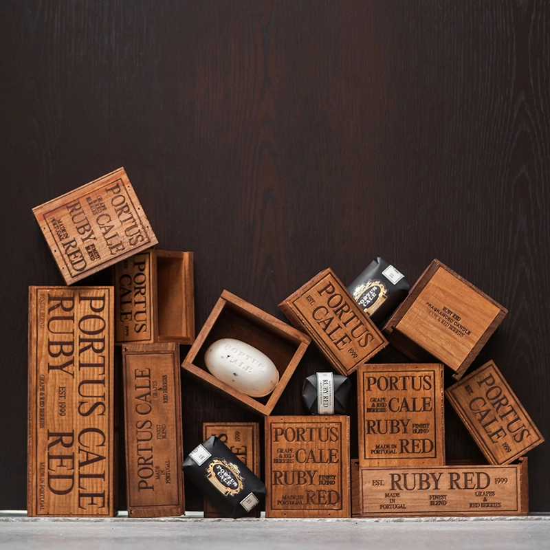 Limitierte Seifen in Holzboxen